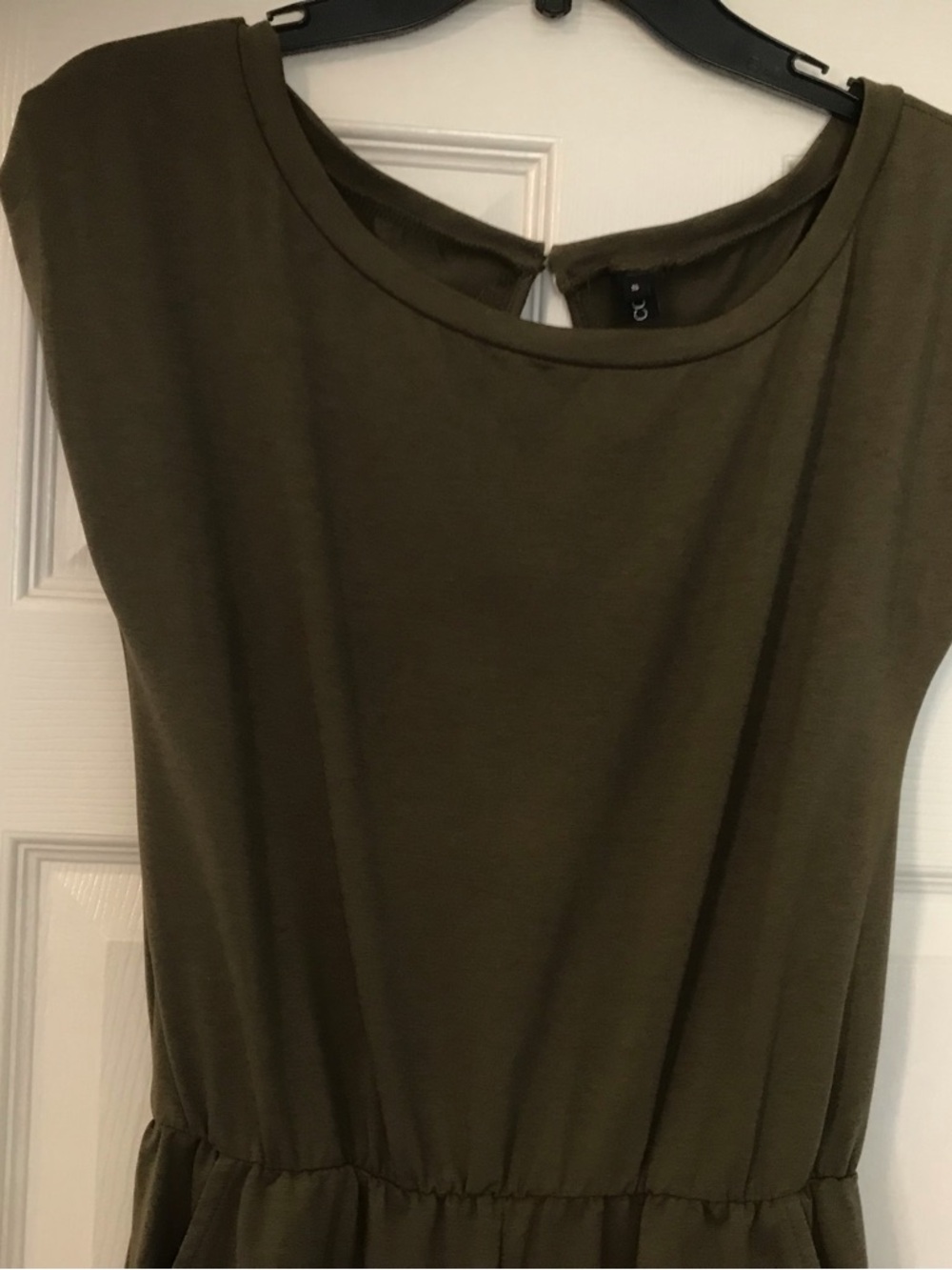 Olive Green Women's Jumpsuit - Picture 2 of 10